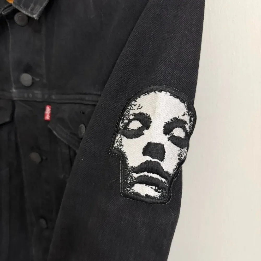 Custom Levi’s Denim Jacket with Converge Jane Doe Inspired Back Patch RARE